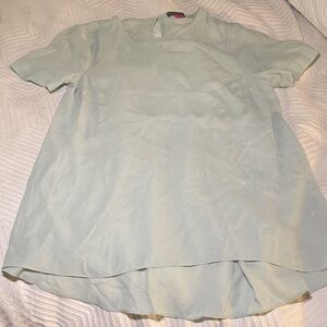 Chic Pastel Green Women's Blouse